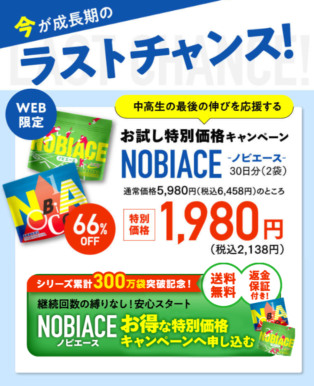 ノビエースの料金