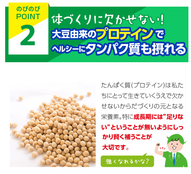 ノビエースのたんぱく質